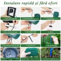 Automatický kvapkový zavlažovací systém Deep-Drip 15 rastlín, so solárnym napájaním