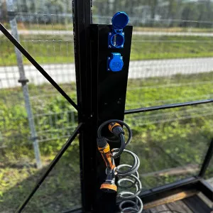 Elektrický modul so zásuvkami 220 V a rýchlospojkou na vodu – kompatibilný s ROA EHLB