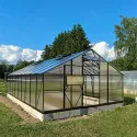 Skleník ROA Classic EHLB 4.0, oranžériového typu, z žiarovo pozinkovanej ocele a 8 mm komôrkového polykarbonátu, mimoriadne odolný