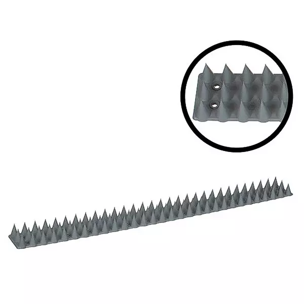 Hroty proti vtákom Sky Fence, antracitové, 45 × 5 cm, sada 3 kusy