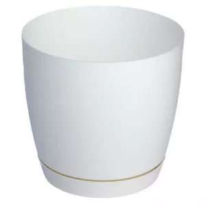 Kvetináč okruhlý Toscana 25 biely