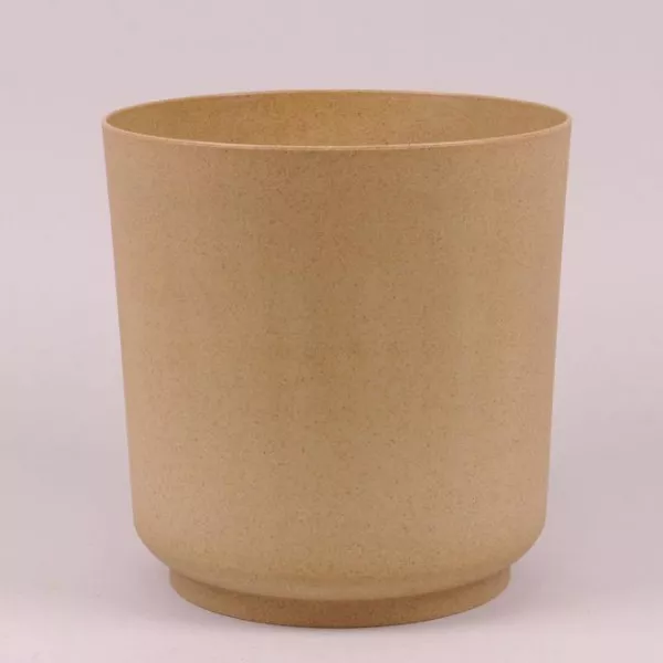 Kvetináč Satina Eco Wood 15 hnedý