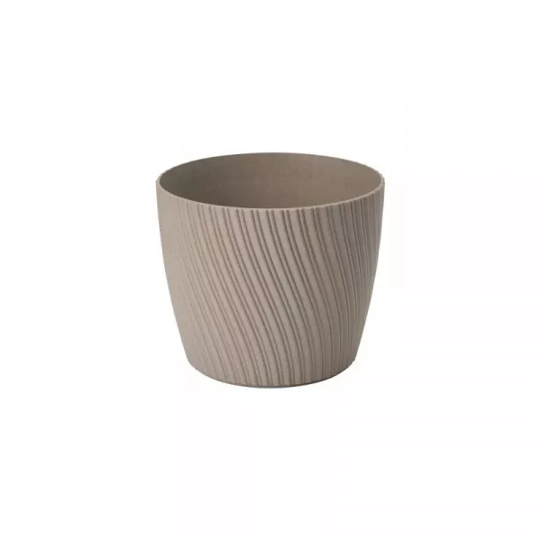Kvetináč Mika Eco Wood 23 hnedý
