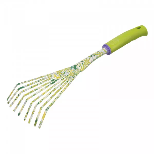 Podlhovasté vejárové hrable, okrúhle hroty, FLOWER GREEN