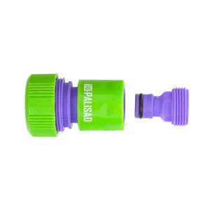 Konektor na hadicu 3/4" a adaptér s vonkajším závitom 3/4"