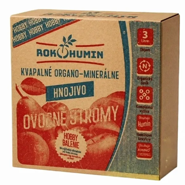 Bio listové hnojivo pre ovocné stromy Rokohumin 3 L