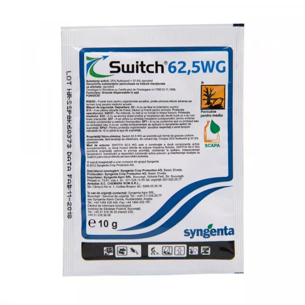 Fungicíd Switch 62,5 WG 10 gr