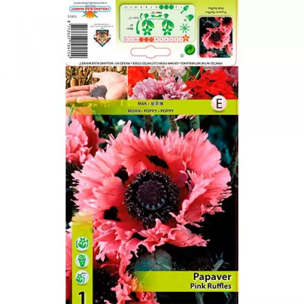 Mak záhradný (Papaver) Pink Ruffles