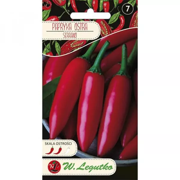 Čili paprička Serrano Čili paprička Serrano
