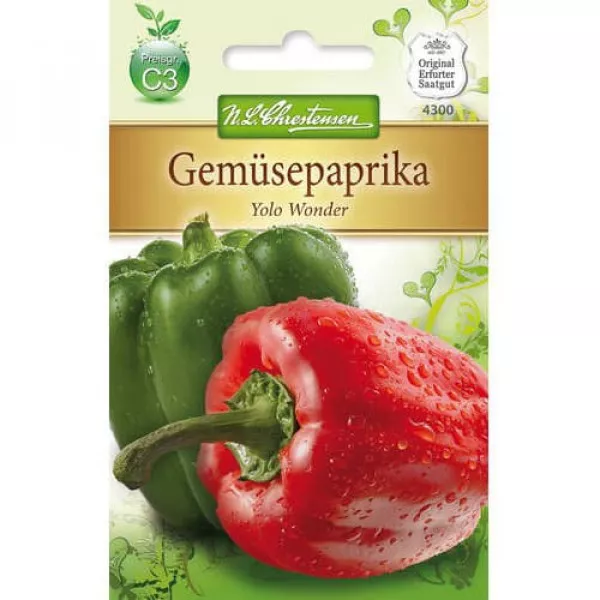 Kalifornská paprika Yolo Wonder Kalifornská paprika Yolo Wonder