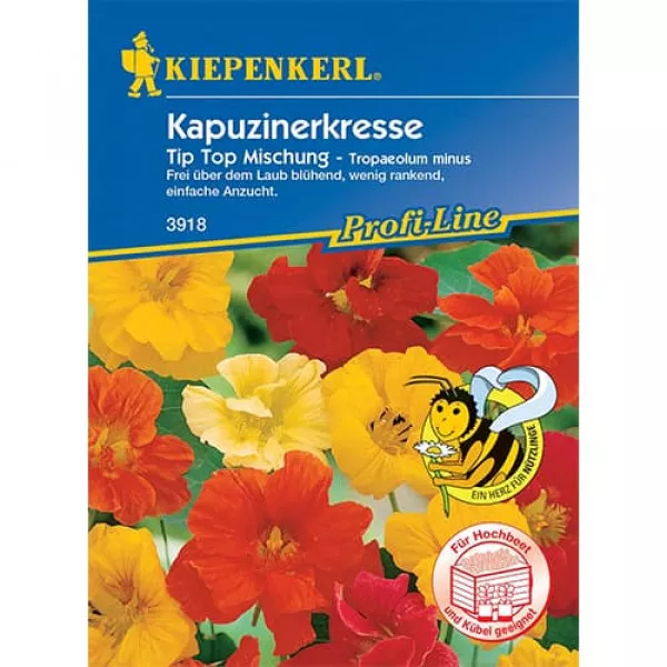 Kapucínka väčšia Tip Top, mix farieb
