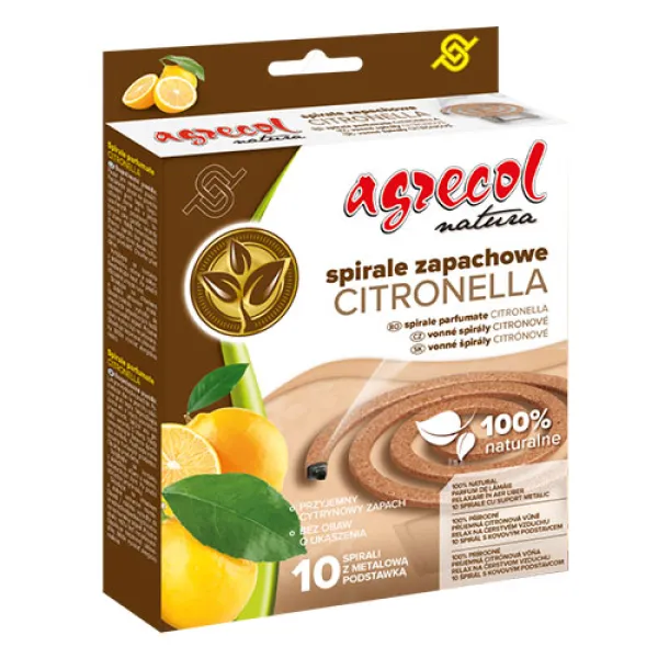 Vonné špirály s citronelou