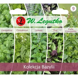 Kolekcia bazaliek, balenie 5 odrôd