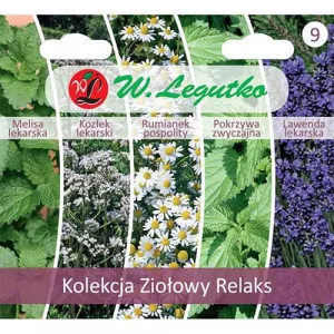 Kolekcia relaxačných rastlín, balenie 5 druhov