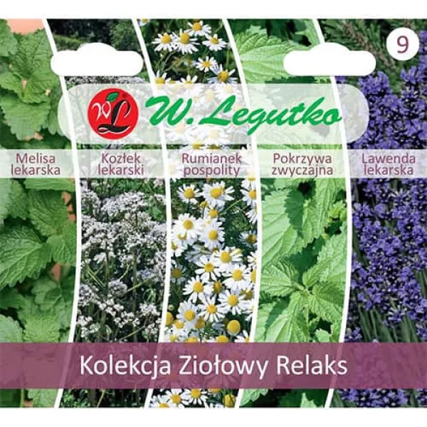 Kolekcia relaxačných rastlín, balenie 5 druhov
