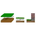 Sieť proti krtkom Molenet 35 g/m², 15 x 15 mm