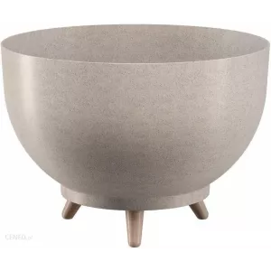 Ozdobná misa s nožičkami Satina Eco Wood 24 biely
