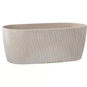 Okenné kvetináče Mika Eco Wood 27 biely
