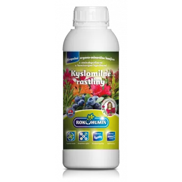 Organické listové hnojivo pre acidofilné rastliny Rokohumin