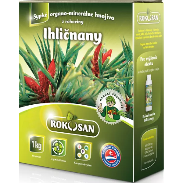 Organické tuhé hnojivo na ihličnany Rokosan