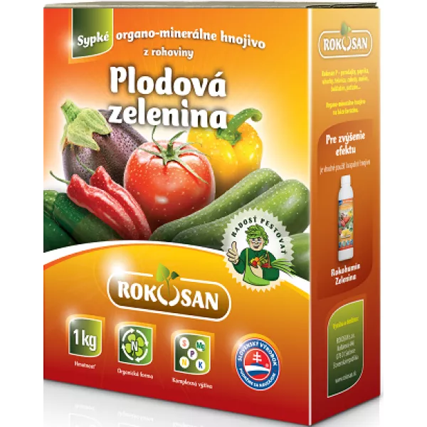Organické tuhé hnojivo na zeleninu Rokosan