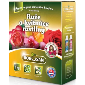 Organické tuhé hnojivo pre ruže a kvitnúce rastliny Rokosan